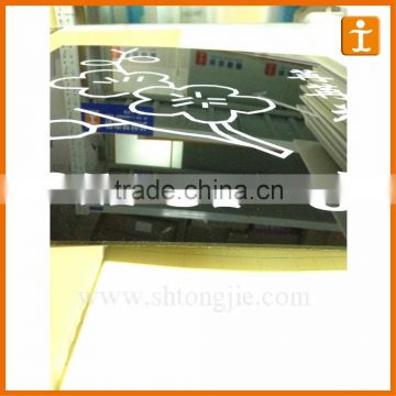 High Gloss Black Base Popular Advertising Acrylic Sheet Board Floriculture Promotion