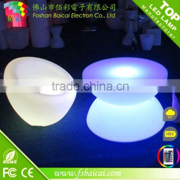 RGB color changing Decorative led furniture /led coffee table/tea table