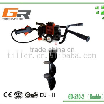 Professional Double Gasoline Earth Driller / Ice driller GD520-2