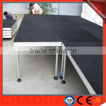4 by 4 ft stable plywood stage lift platform ( rental service)
