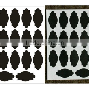 high quality Custom Decorative Chalkboard Decal For Kitchen Blackboard with different shape