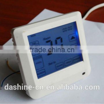 Touch screen thermostat plastic cases with large LCD display, plastic touch screen cases