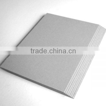 1.5mm laminated grey chipboard sheet grey thick board paper for rigid paper box