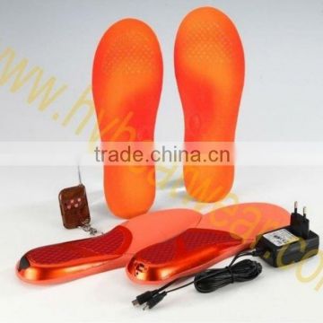Rechargeable battery heated insoles / heated shoes pad / heated foot pad
