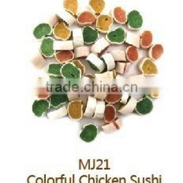 Pet food-MJ21-Coloful Chicken Sushi