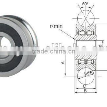 LFR50/8KDD guide bearing LFR U groove track roller bearing