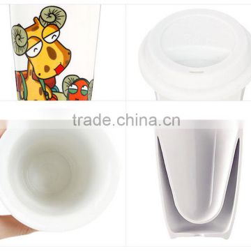 wholesale china import drinking glass cups/double wall glass mug