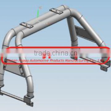 High quality Stainless Steel Roll Bar without handle for 2008 NAVARA(apply to TIGER)