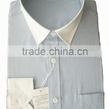 white collar stripe shirts