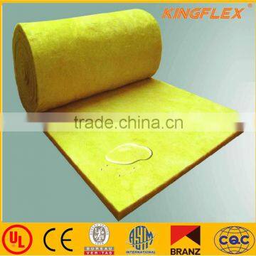 Fire retardant thermal insulationa coustic absorption glass wool