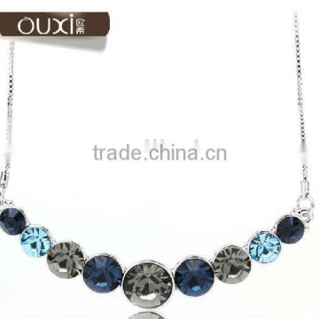 2014 wholesale brand name jewelry made with Austrian crystal 10005