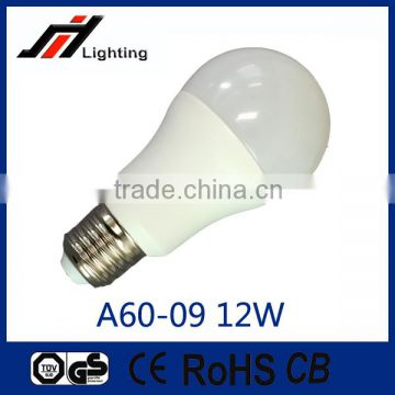 2016 hot sale A60 11W 12W plastic aluminum led bulb light