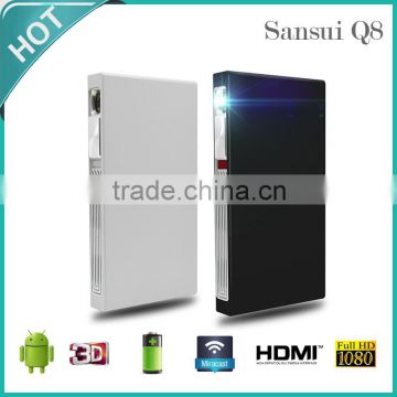 2016 SANSUI Factory Mobile phone projector android projector pocket video projector