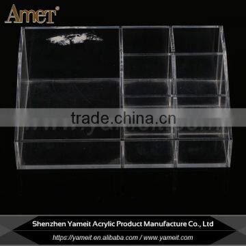 Wholesale fashion transparent acrylic cosmetic make up display holder