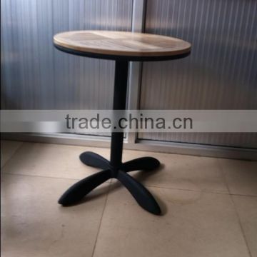 weather resistance stackable ash tree outdoor wood table