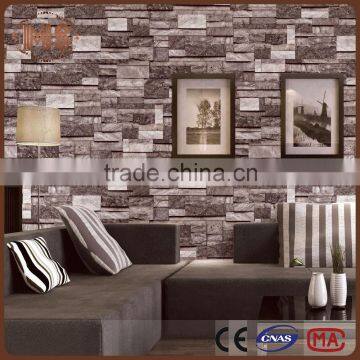 3D Brick Stone PVC Foam Wallpaper Wonderful Color 3D Wall Panel