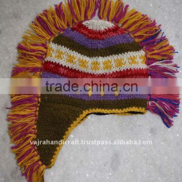 Knitted Children Mohawk Hat