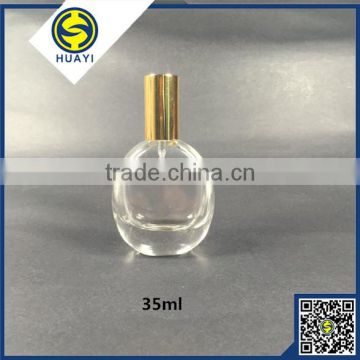 35ml Clear Glass Unique Perfume Bottles With Sprayer
