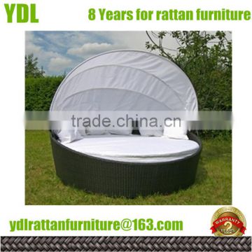 YDL garden patio furniture Rattan round bed