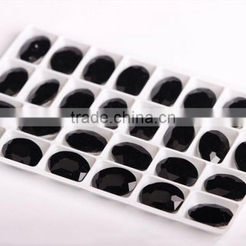 18*25mm cheap factory sell oval crystal glass stones