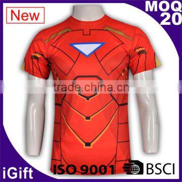 BSCI/ISO9001 Factory Dry fit Breathable fabric Italy sublimation Ink Hotsale cheap sublimation prints on t shirts