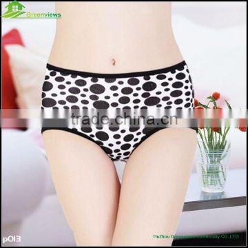 Fashion printing young girl panty bamboo fiber panty cute underwear cotton underwear printed women panty