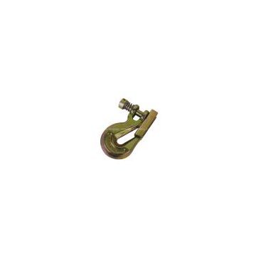 Clevis grab hooks with latches