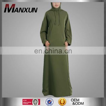 Muslim sportwear wholesale OEM green women fashionable hoodie