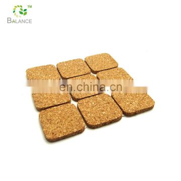 Adhesive-backed Round Sticky cork pads amazon supplier self adhesive cork roll chair & table feet protector pad