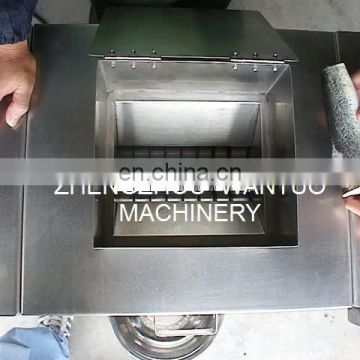 High capacity frozen salmon fish cutting machine for sale