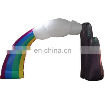 Rainbow Inflatable Irregularity Air Arch ,Inflatable Event Archway For Party ,Advertising