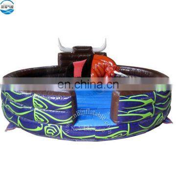 Outdoor sport games mechanical bull inflatable rodeo riding, inflatable mechanical bull for riding