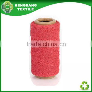 Manufacturer orange colour open end cotton yarn 20s 2 ply HB431 China