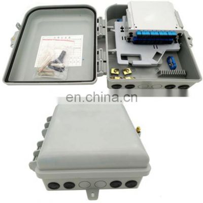 16 Core Fiber Terminal Box Gray 16Fiber Distribution Box