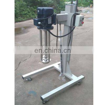 batch portable and moveable high shear mixer