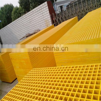 Non slip corrosion resistant frp grating for stair trends GRP Car Wash Drainange Grating outdoor plastic walkway