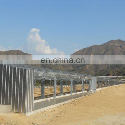 Light Prefabricated Galvanized Steel Structure Frame Shed Building Broiler Chicken Housing Plans