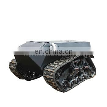 customized rubber track crawler undercarriage robot tracked chassis for secondary development