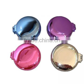 Manufacture Pocket Foldable Hair Brush With Mirror , Plastic Mirror