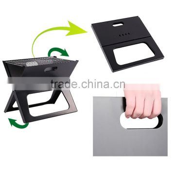 Camping bbq grill portable and light folding outdoor bbq grill