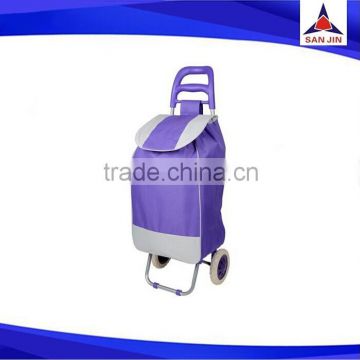 Durable foldable grocery trolley shopping bags with wheels