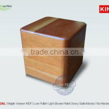 REGAL funeral ashes urn wood funiture in china