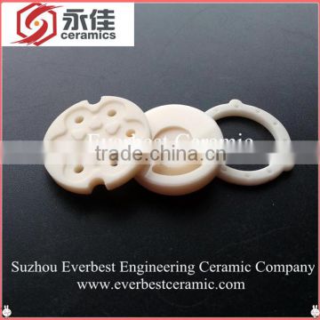 Wear resistant high polished coffee ceramic valve