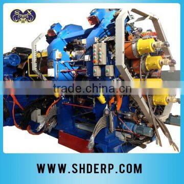 Calender machine for roll rubber