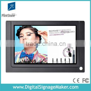 7 inch lcd flintstone pre install SD cards play from CF/SD card mounted advertising display
