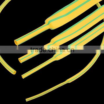 Green/yellow heat shrink sleeve for wire/cable marks