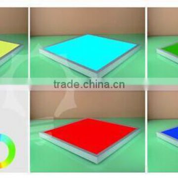 Hot dimmable ultra thin 600x600 RGB Full color Series led panel lighting