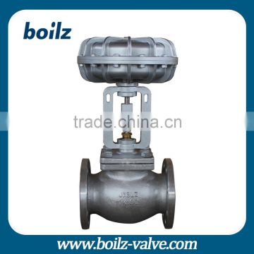 Stainless steel 316 two way pneumatic diaphram control valve with cage type actuator