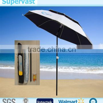 New Product Outdoor Beach Umbrella With Double Roof