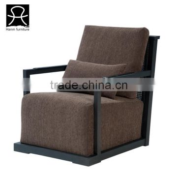 Comfortable living room modern lounge chair wooden frame leisure sex chair